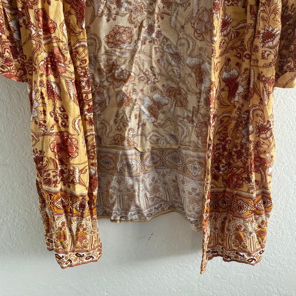 Knox Rose Womens Cardigan Floral Open Sweater Size XS/S Lightweight Spring Long - Picture 3 of 9